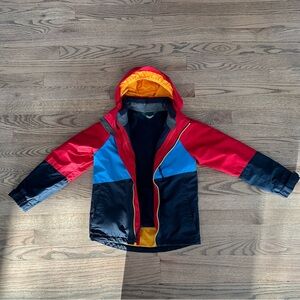 L.L. Bean Kids Fleece Lined 3-in-1 Weather Resistant Jacket